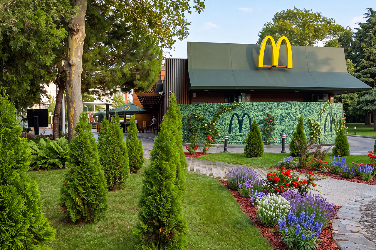 Amenajare peisagistică McDonald's